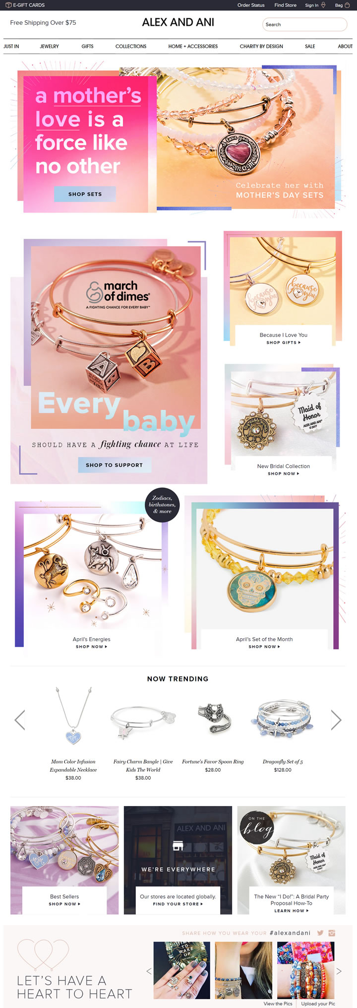 ALEX AND ANI：手镯，项链，耳环和更多