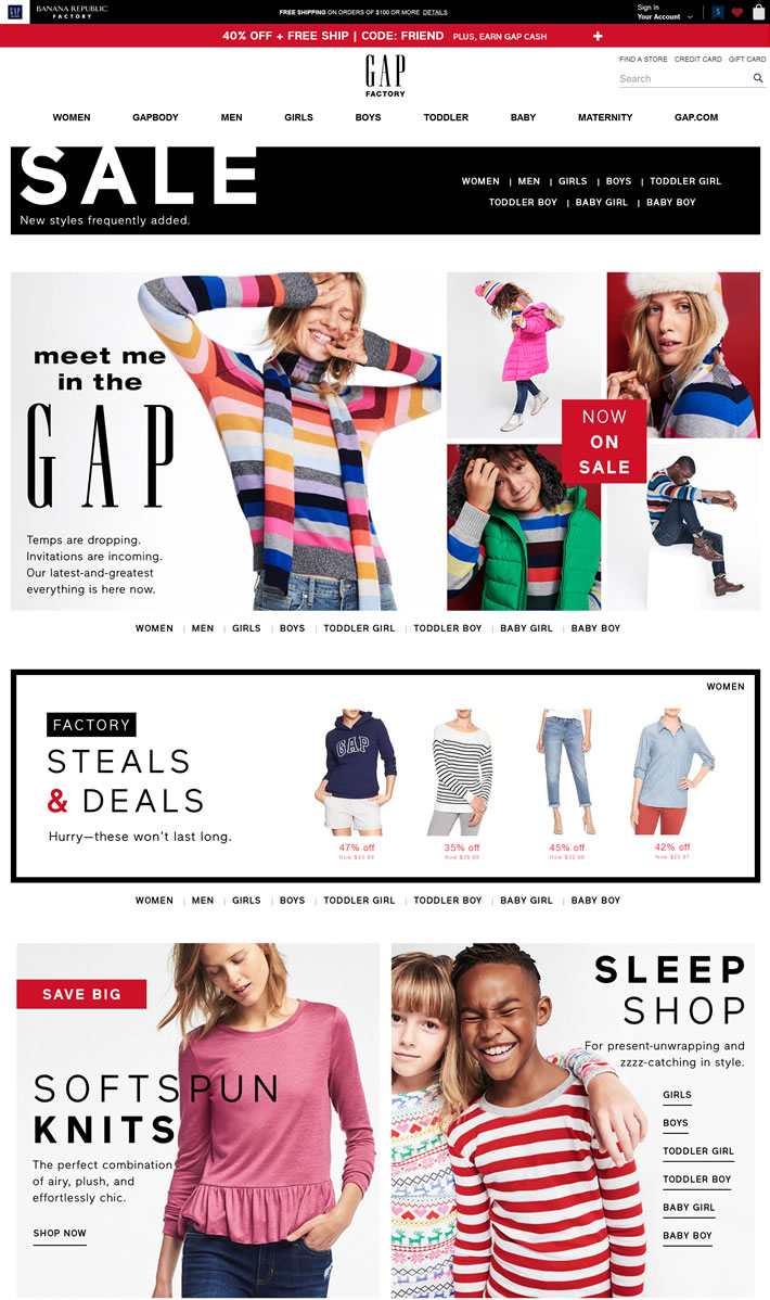 Gap工厂店：Gap Factory