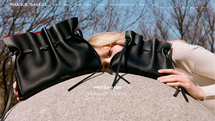 Mansur Gavriel官网：纽约市的一个设计品牌