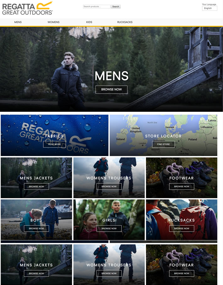 Regatta官网：英国最受欢迎的户外服装和鞋类品牌