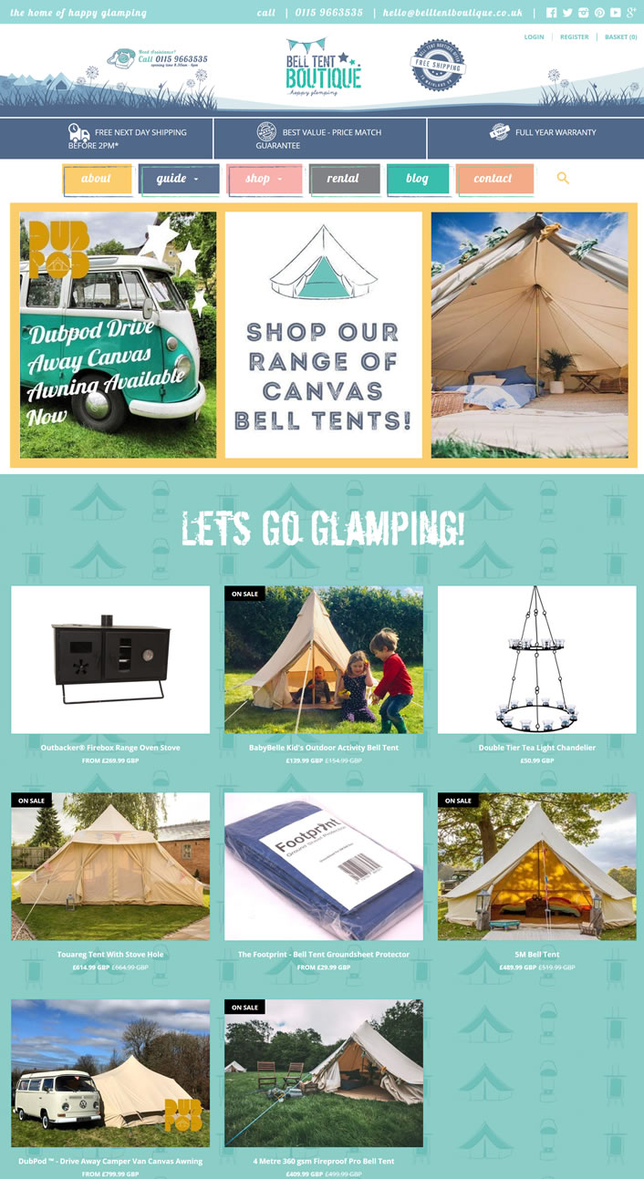 贝尔帐篷精品店：Bell Tent Boutique