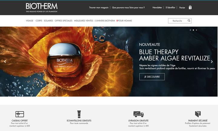 碧欧泉法国官网：Biotherm法国
