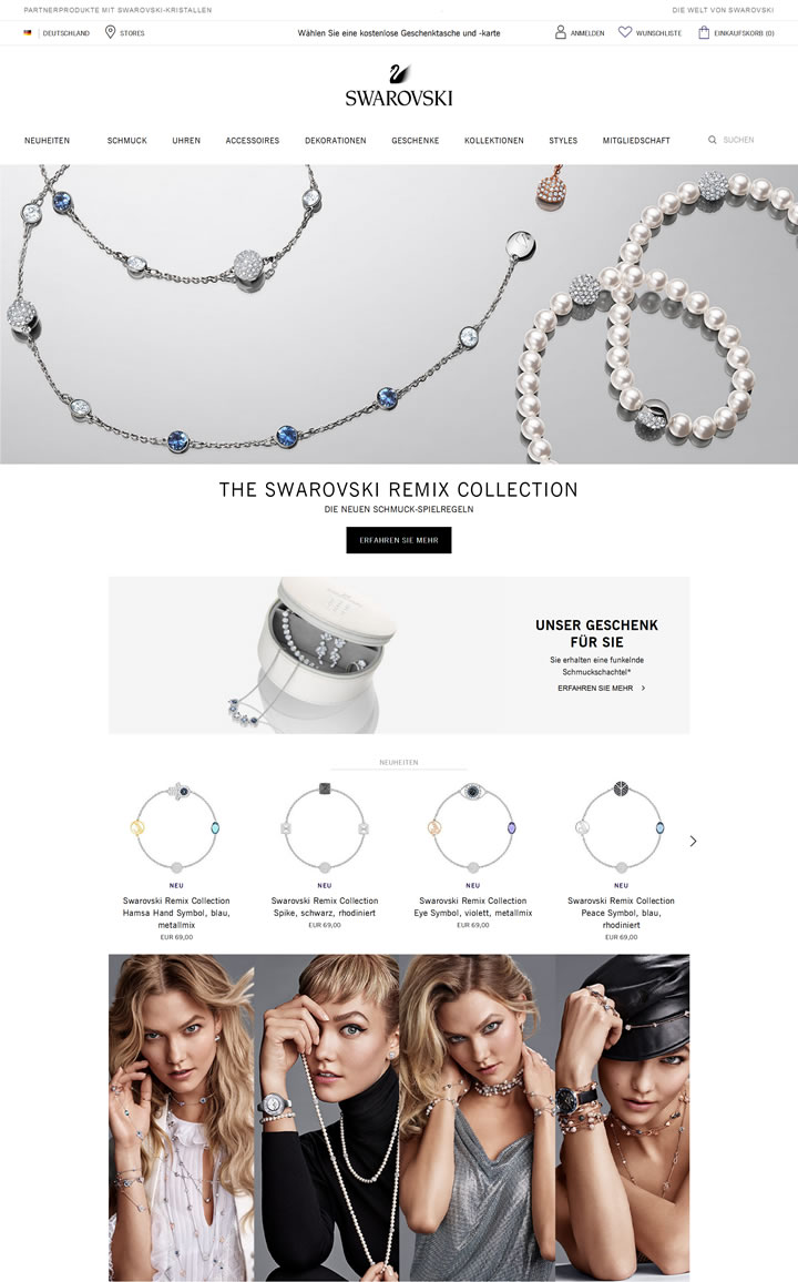Swarovski Crystal Germany Official Site: Swarovski DE