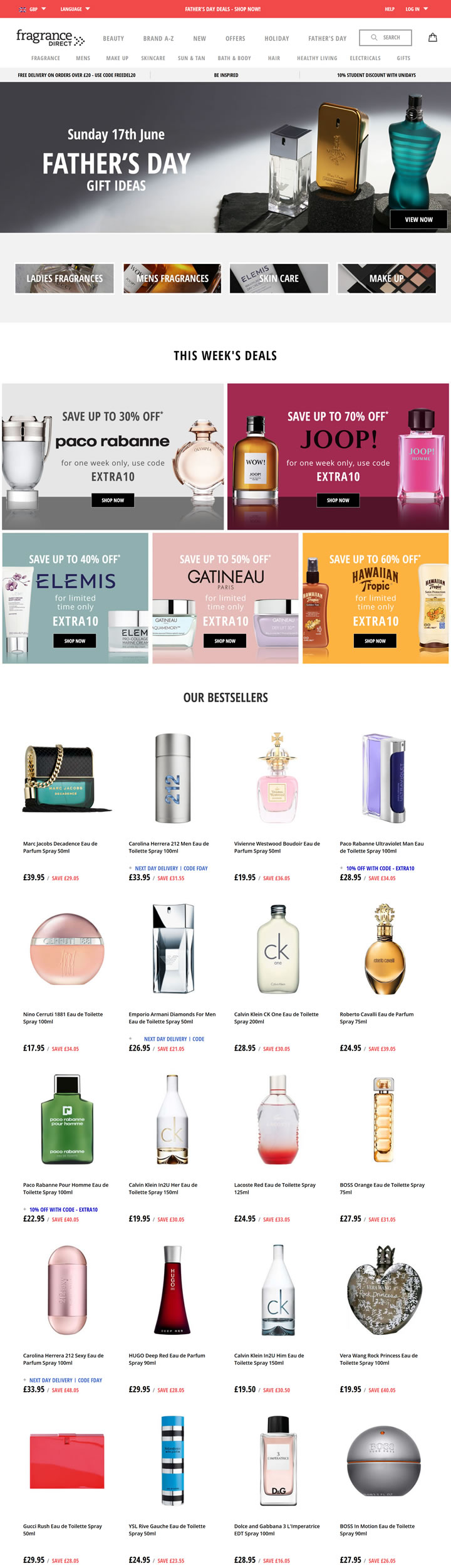 UK Online Perfume Shop: Fragrance Direct