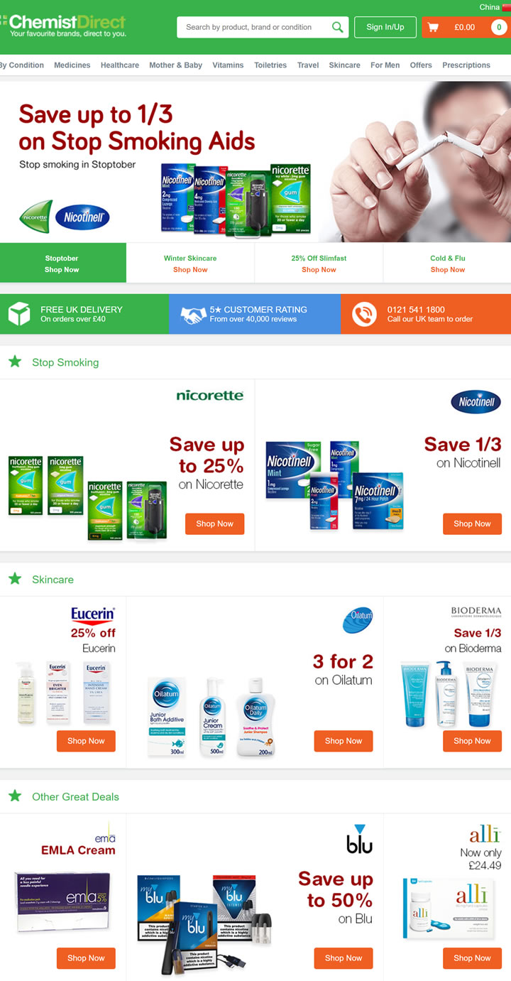 UK’s Number 1 Online Pharmacy: Chemist Direct