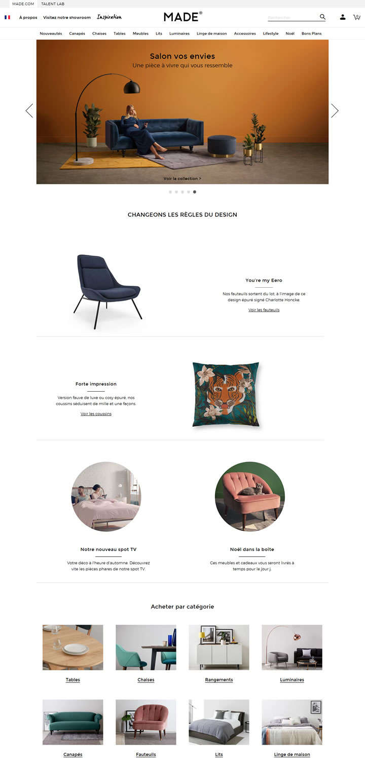 Made.com France: Designer Furniture