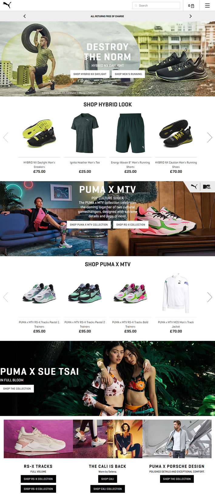 Puma United Kingdom Official Site: Puma UK