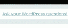 WP Questions