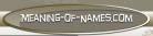 Meaning of Names